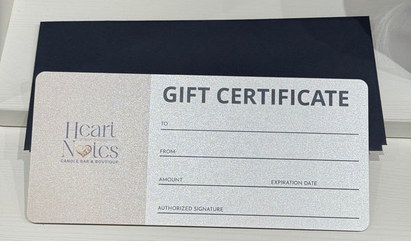 Heart Notes Gift Card